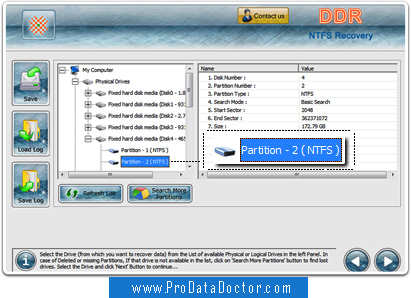 ntfs data recovery ntfs partition data recovery software is simple