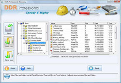 Windows data recovery software screenshot