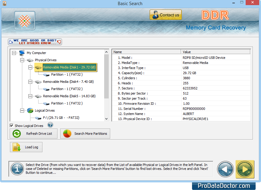 free data recovery software for sd memory cards