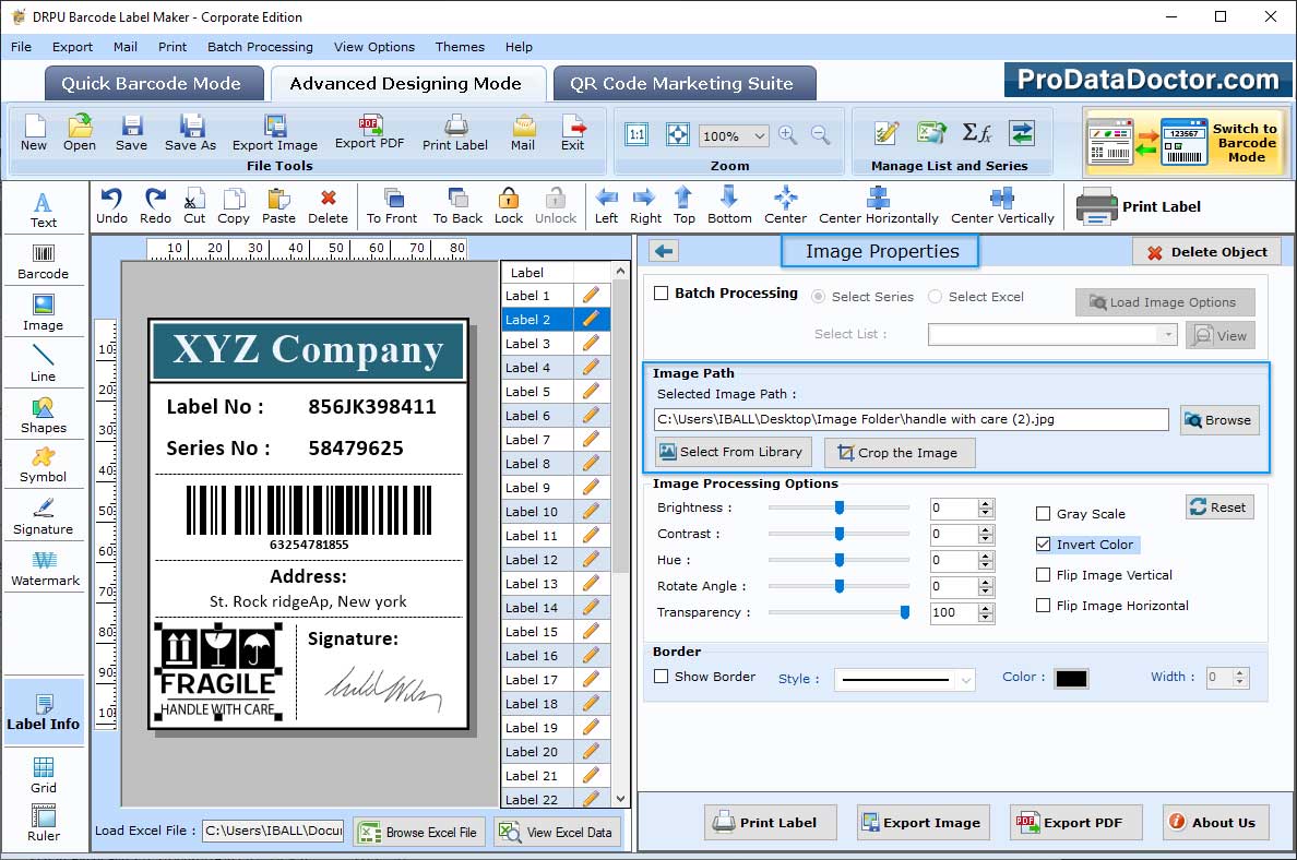 Barcode Label Maker - Corporate Edition