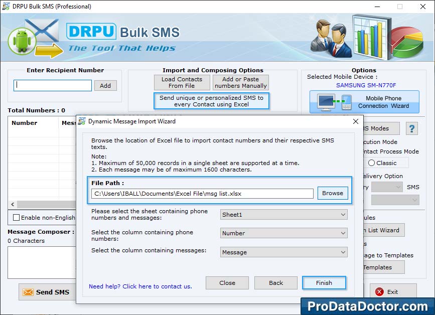 Bulk SMS Software – Professional