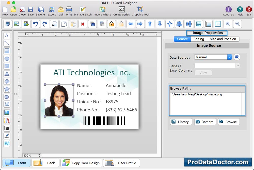  ID Card Designer Software for Mac 