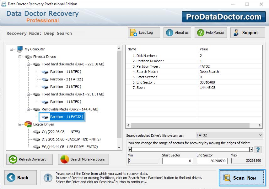 DDR Professional – Data Recovery