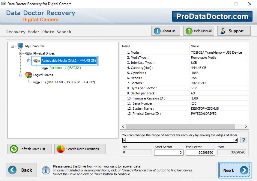 Digital Camera Data Recovery