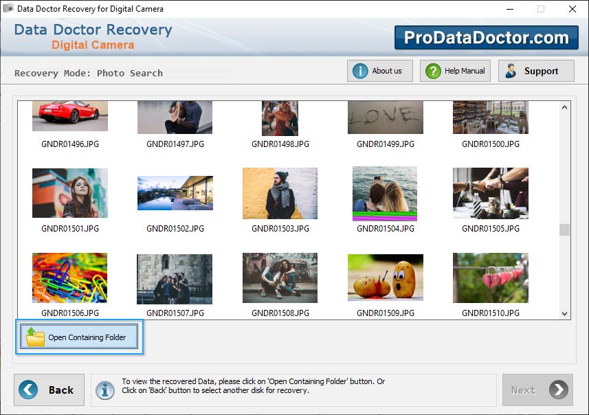 Digital Camera Data Recovery