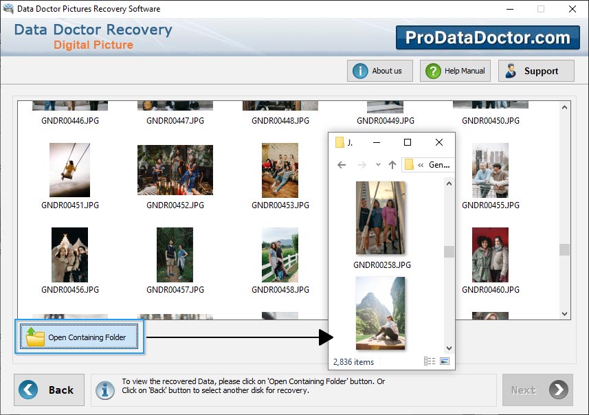 Digital Pictures Recovery