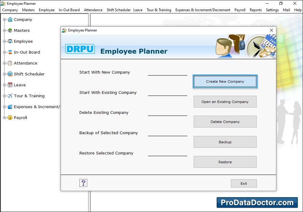 Employee Planner Software