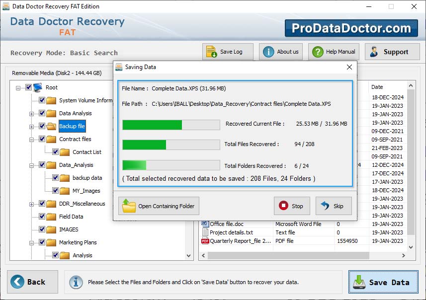 FAT Data Recovery