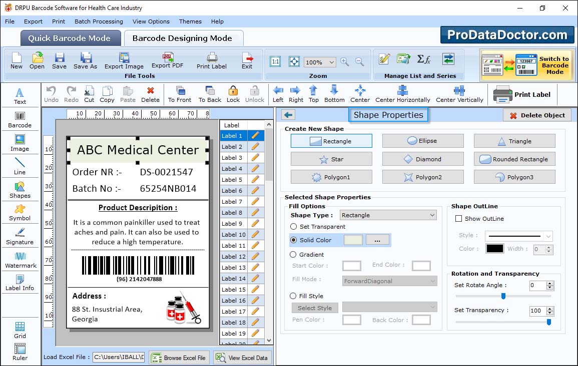  Barcode Label Maker for Healthcare Industry