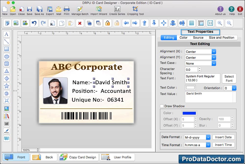  ID Card Designer Corporate Edition for Mac 