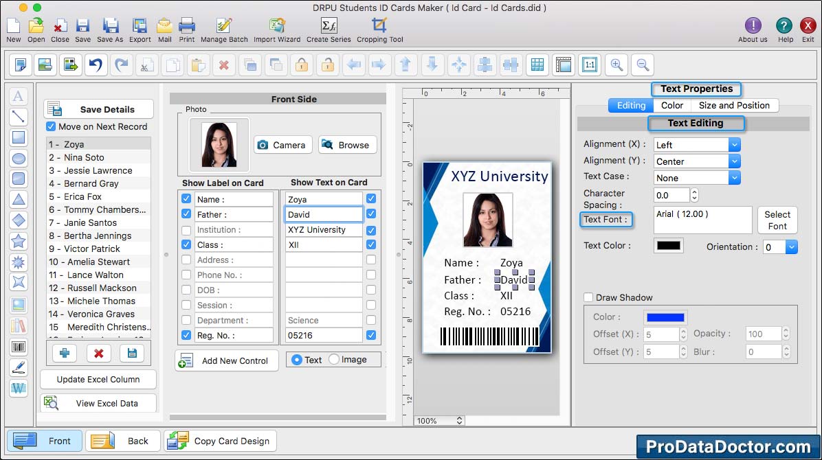  Students ID Cards Maker for Mac 