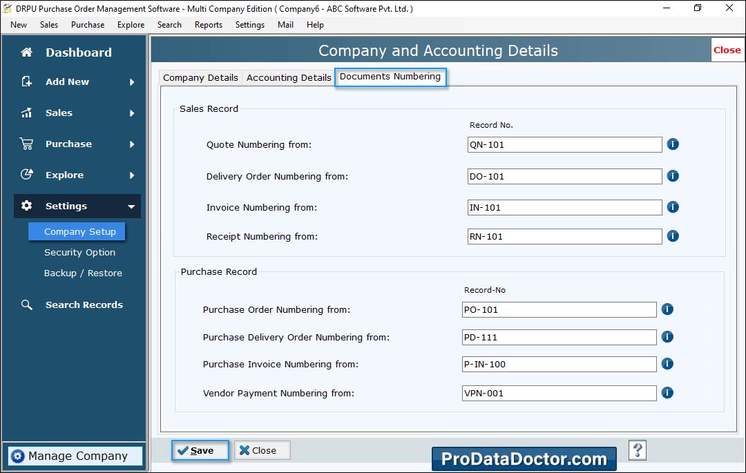 Purchase Order (Multi Company Edition)