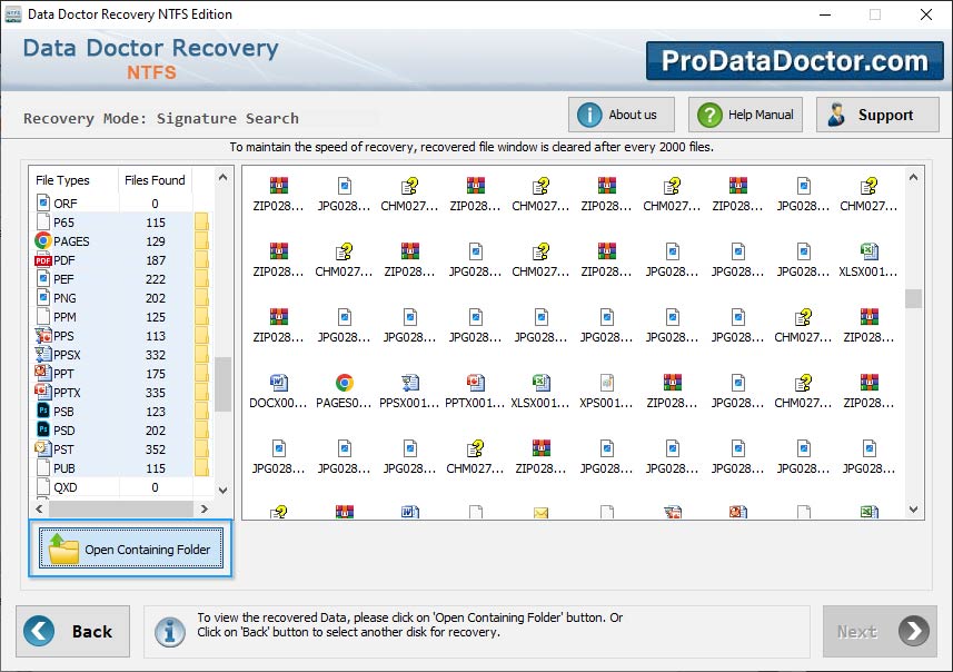 NTFS Data Recovery