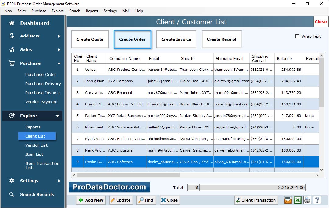 Purchase Order (Standard Edition)